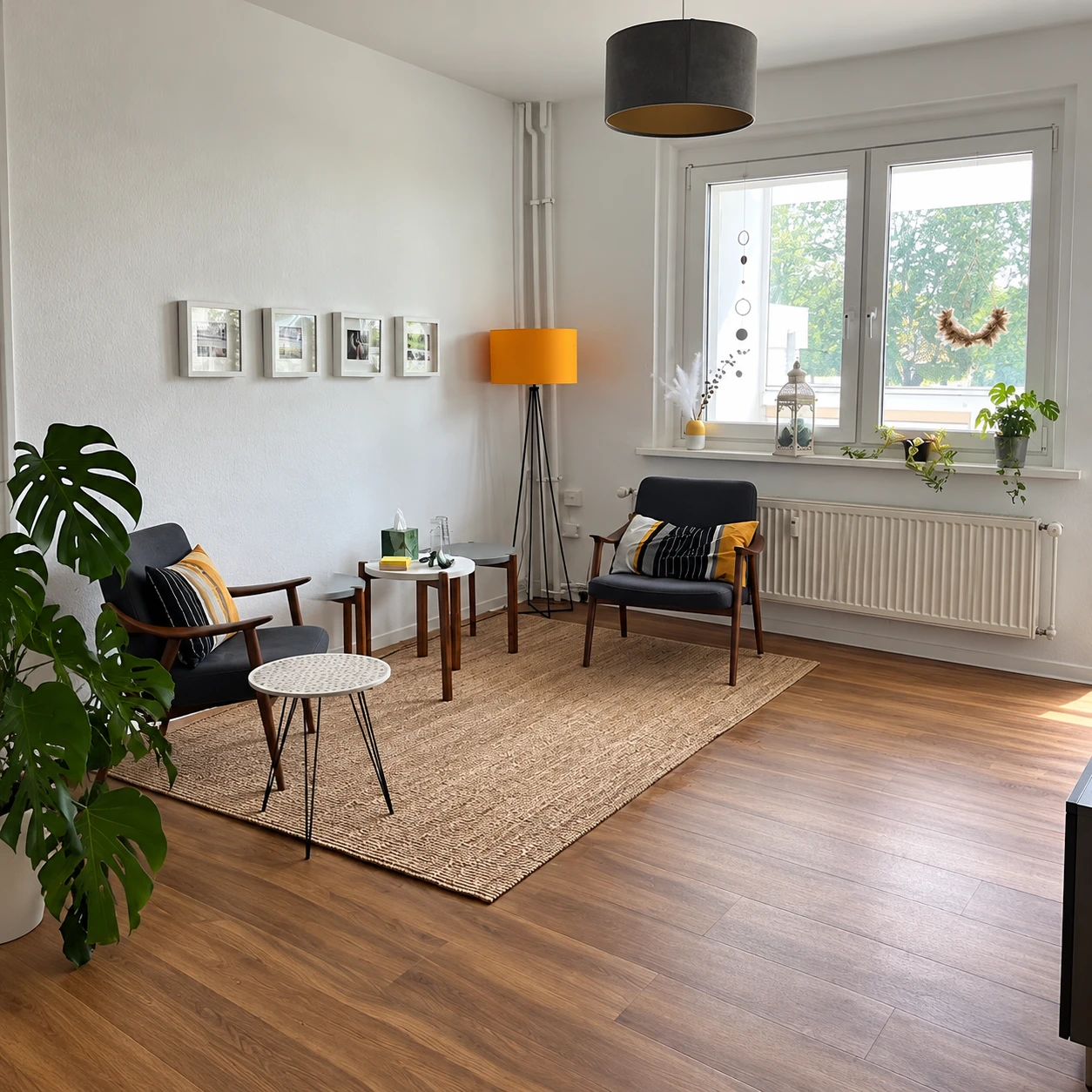Sauber gereinigtes Wohnzimmer in Berlin