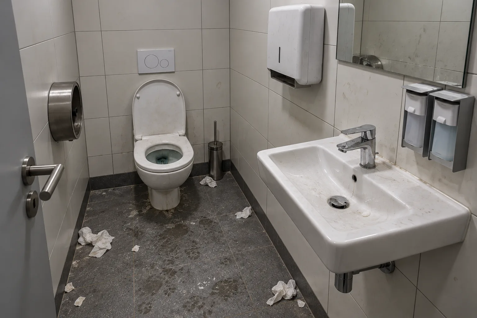 Sanitärreinigung Berlin vorher